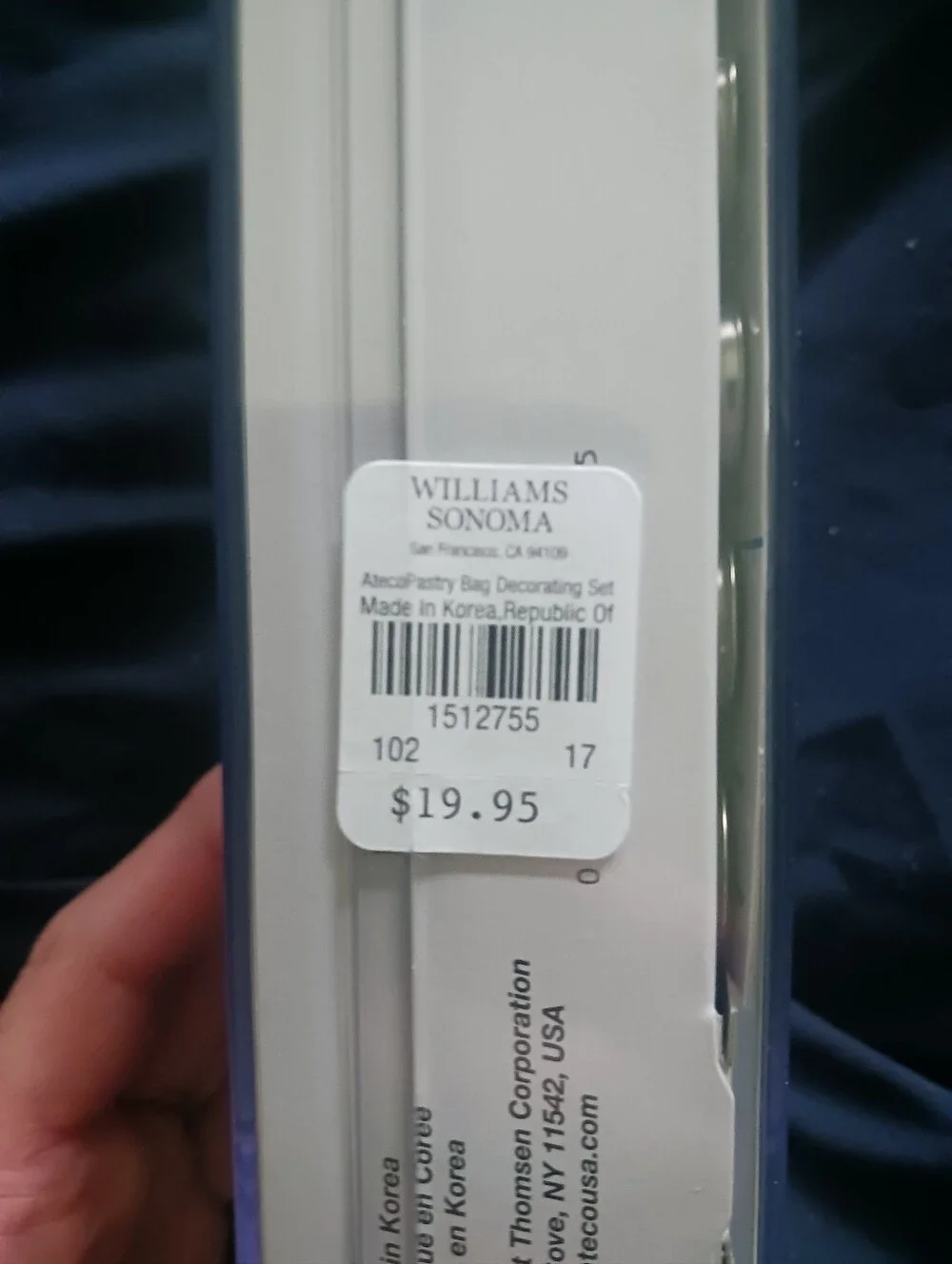 Williams Sonoma White Cake Decorating Tip Set